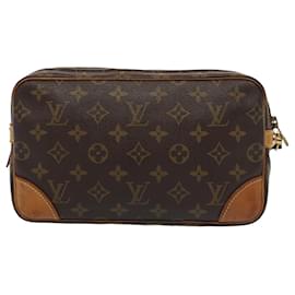 Louis Vuitton-LOUIS VUITTON Monogram Marly Dragonne GM Sac Clutch M51825 LV Auth yk13448-Monogramme