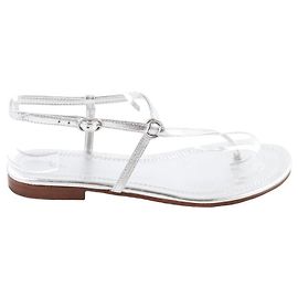 Ralph Lauren Leather sandals Silvery
