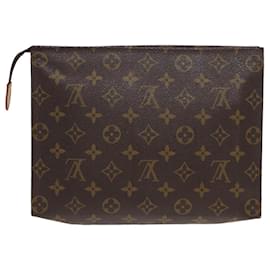 Louis Vuitton-LOUIS VUITTON Monogram Poche Toilette 26 Pouch M47542 LV Auth 82614-Monogramme