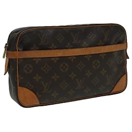 Louis Vuitton-LOUIS VUITTON Pochette Compiegne 28 M51845 LV Auth 83240-Monogramme