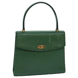 LOUIS VUITTON Sac à main Epi Malesherbes Vert M52374 LV Auth 82304 Vert