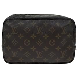 Louis Vuitton-LOUIS VUITTON Monogram Trousse Toilette 23 Sac Clutch M47524 LV Auth 81491-Monogramme