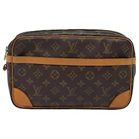 Louis Vuitton-LOUIS VUITTON Pochette Compiegne 28 M51845 LV Auth 81943-Monogramme