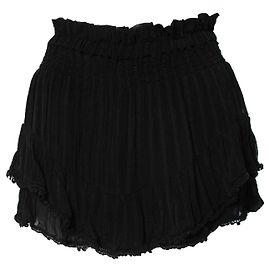 Isabel Marant Etoile Isabel Marant Étoile, shorts pretos com babados Preto