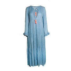 Autre Marque Robe d'été, robe d'été bleue à sequins Bleu
