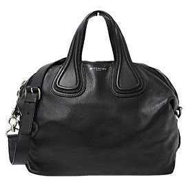 Borsa in pelle Givenchy Nightingale Nero