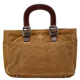 Fendi-Fendi Handbag Tote Bag 26693-Brown,Khaki