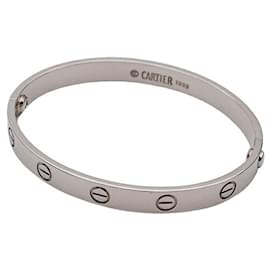 Cartier-Cartier Love Charm Bracelet in White Gold-Golden