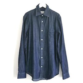 Autre Marque Camisa overshirt de denim ligero De Fursac para hombre Azul