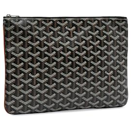 Goyard-Sac à main Goyard Goyardine Senat MM noir-Noir