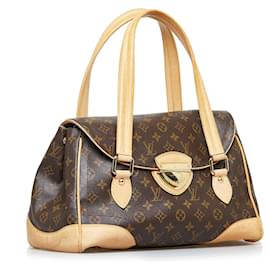 Louis Vuitton-Brown Louis Vuitton Monogram Beverly GM Shoulder Bag-Brown