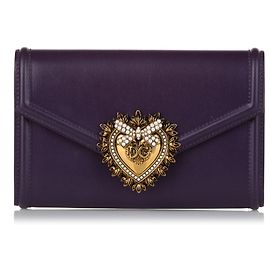 Bolsa de cinto em couro Devotion da Dolce & Gabbana roxa Roxo