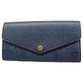 Louis Vuitton-Louis Vuitton Portefeuille Sarah-Navy blue