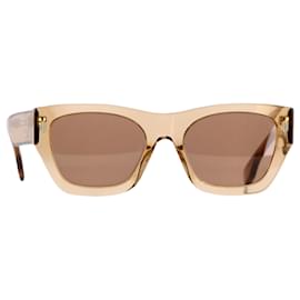 Fendi-Fendi Roma Cat-Eye Sunglasses in Brown Acetate-Brown,Red
