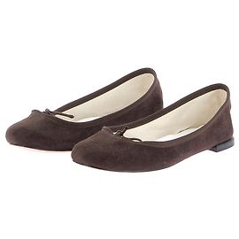 REPETTO Ballerines T.EU 37.5 Cuir Marron