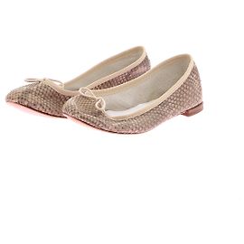 Ballerines Repetto T.EU 37.5 Cuir Beige