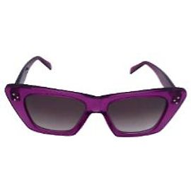 Céline Óculos de sol Celine T. Plástico Roxo