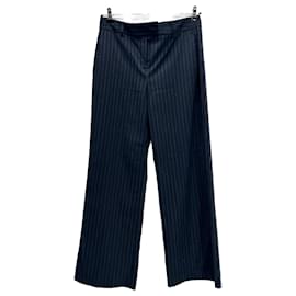 Autre Marque-Maison 123 trousers T.FR 40 Polyester-Blue