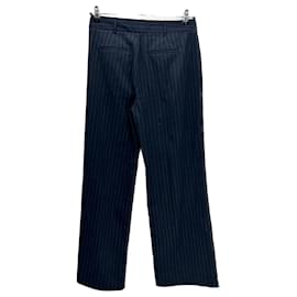 Autre Marque-Maison 123 trousers T.FR 40 Polyester-Blue