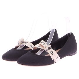 DIOR Ballerine T.EU 39 Tessuto Nero