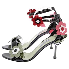 Prada-Prada sandals T.EU 37.5 Leather-Black