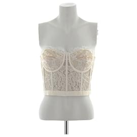 Alexander Mcqueen-ALEXANDER MCQUEEN  Tops T.IT 40 Cotton-White