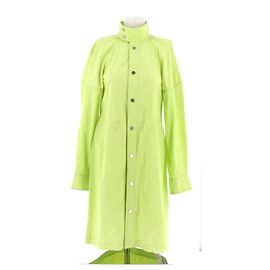 Bottega Veneta Kleid T.IT 40 aus Baumwolle Gelb