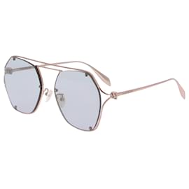 Alexander Mcqueen-ALEXANDER MCQUEEN  Sunglasses T.  Metal-Golden