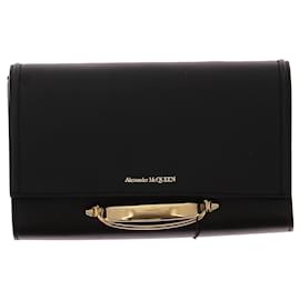 Alexander Mcqueen-ALEXANDER MCQUEEN  Clutch bags T.  Leather-Black