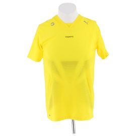 T-shirts Puma T.International L Polyester Jaune