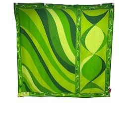 EMILIO PUCCI Sciarpe T. Seta Verde