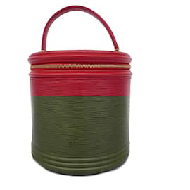 Louis Vuitton-Louis Vuitton Epi Cannes Handbag-Red