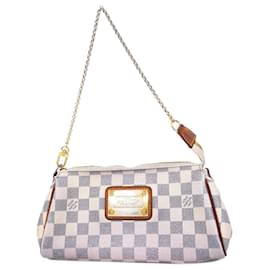 Louis Vuitton-Louis Vuitton Damier Azur Eva Handbag-White,Other