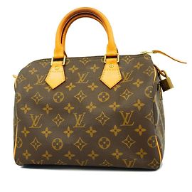 Borsa Louis Vuitton Monogram Speedy 25 Marrone