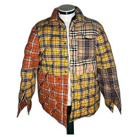 Burberry Beige Cotton Polyester Coat Men Beige