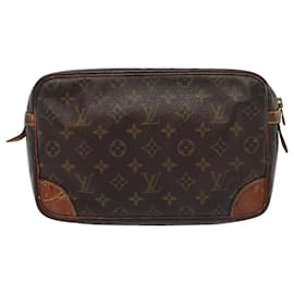 Louis Vuitton-LOUIS VUITTON Monogram Compiegne 28 Sac Clutch M51845 LV Auth bs15901-Monogramme