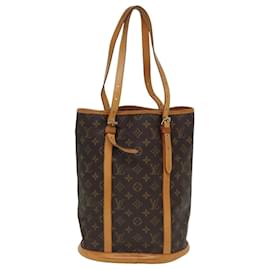 Louis Vuitton-LOUIS VUITTON Monogram Bucket GM Shoulder Bag M42236 LV Auth 81429-Monogram