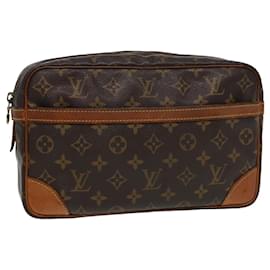 Louis Vuitton-LOUIS VUITTON Monogram Compiegne 28 Sac Clutch M51845 LV Auth yk13574-Monogramme