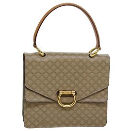 Céline Beige Macadam Canvas Handtasche Auth 82559 Beige