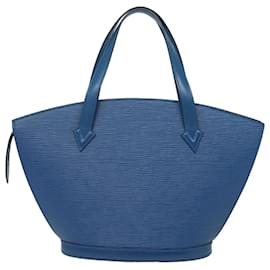 Louis Vuitton-LOUIS VUITTON Epi Saint Jacques Shoulder Bag Blue M52275 LV Auth 82428-Blue