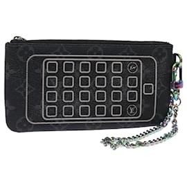 Louis Vuitton-LOUIS VUITTON Monogram Eclipse Fragment iPhone Case M64433 LV Auth 82480-Monogram