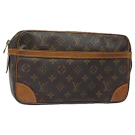 Louis Vuitton-LOUIS VUITTON Monogram Compiegne 28 Clutch Bag M51845 LV Auth yk13553-Monogram
