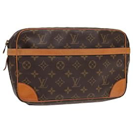 Louis Vuitton-LOUIS VUITTON Pochette Compiegne 28 M51845 LV Auth am6469-Monogramme