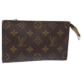 Louis Vuitton-LOUIS VUITTON Monogram Bucket PM Pouch Accessory Pouch LV Auth 83175-Monogram