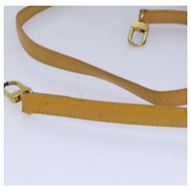Louis Vuitton-LOUIS VUITTON Epi Adjustable Shoulder Strap 37.4""-44.5"" Yellow LV Auth 82231-Yellow