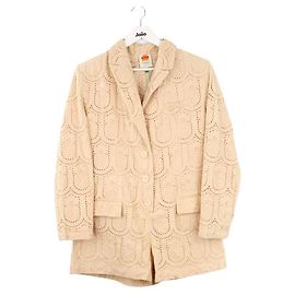 Farm Rio Baumwollblazer Beige