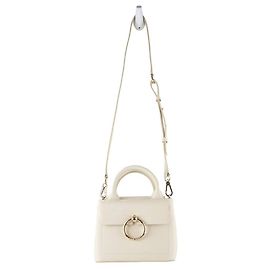 Claudie Pierlot Bolsa de ombro de couro Branco