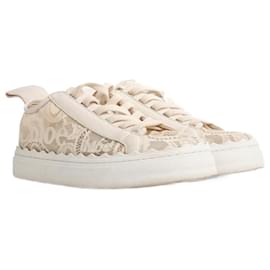 Chloé CHLOE  Baskets T.EU 37 Polyester Beige