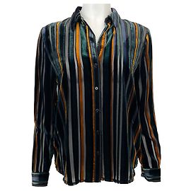L'Agence La Blusa Multi Velvet Laurent Multicolore