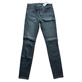 Jeans Helmut Lang cinza de algodão Cinza